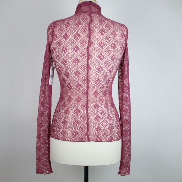 NEW FREE PEOPLE Sweet Memories Turtleneck XS - Picture 4 of 8